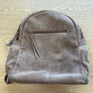 Earthbound Trading Company Suede Leather Women’s Backpack